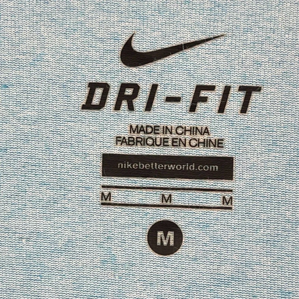 Nike Dri Fit Womens M Blue‎ Boat Neck Relaxed Fit Long Sleeve